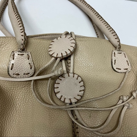Carlos Falchi Fatto a Mano Leather Handbag Tan - Picture 2 of 7